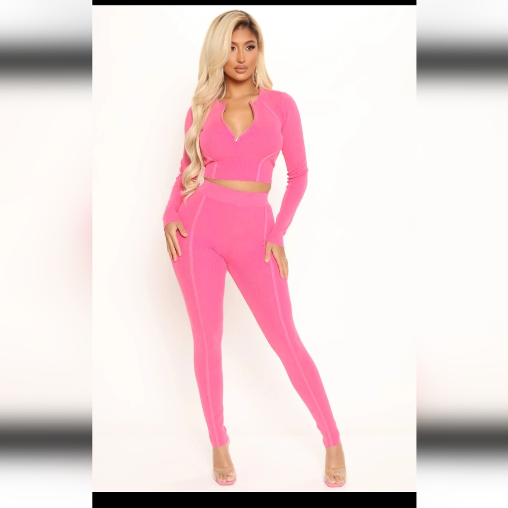 The Headliner Legging Set- Pink